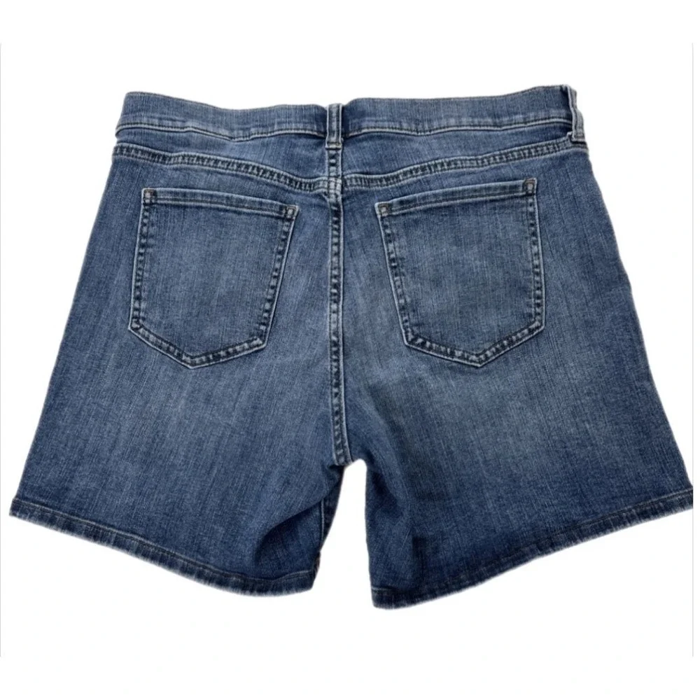 Banana Republic Denim Shorts Women‎ 29 Blue Premium Denim Stretch Medium Wash - Picture 2 of 14
